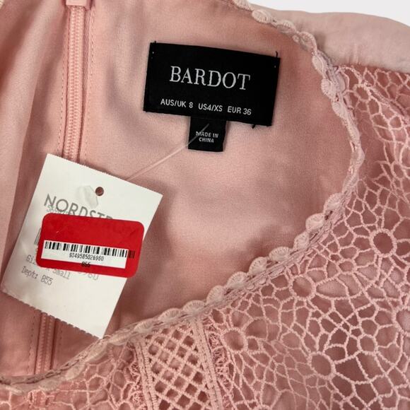 Bardot Olivia Pleated Mini Dress Size 4/XS - Picture 3 of 8